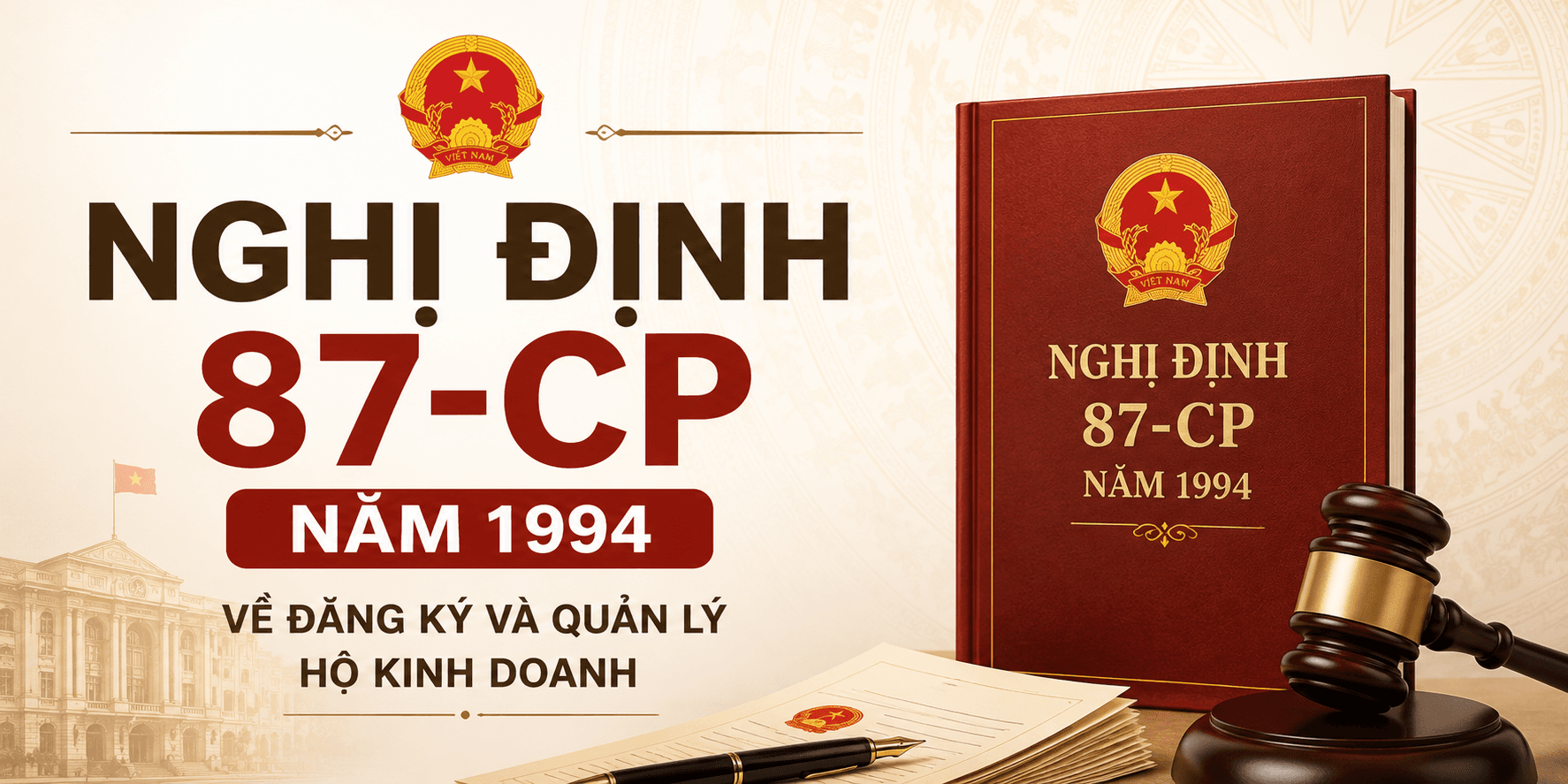Nghị định 87-CP năm 1994 về khung giá các loại đất và quy định liên quan