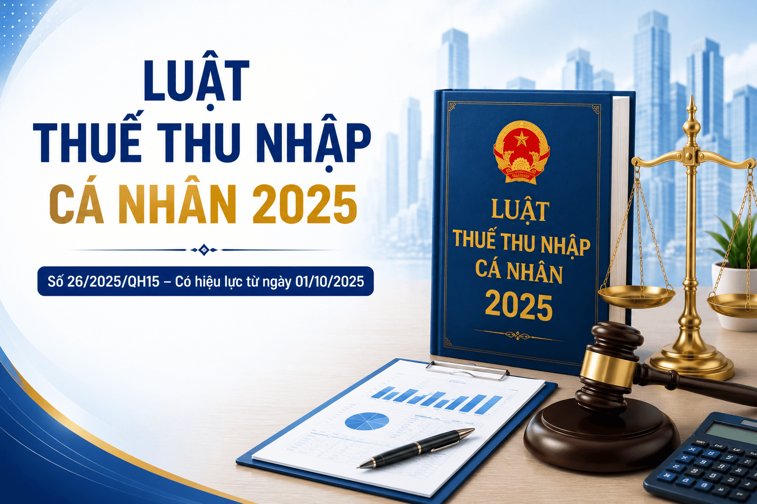 Luật Thuế thu nhập cá nhân 2025 (Luật số 109/2025/QH15): Những điểm mới cần biết